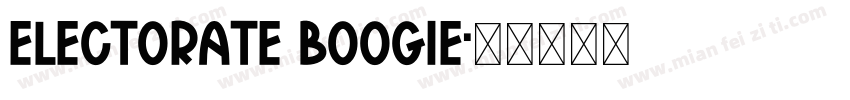 Electorate Boogie字体转换